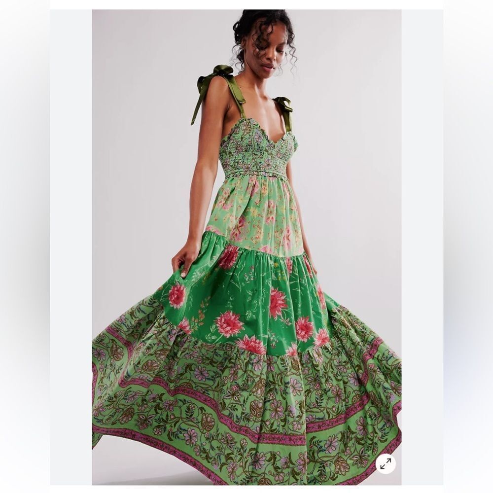 We the Free Free People Bluebell Maxi Dress Candy Combo size XS